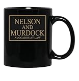 Nelson And Murdock Avocados At Law Black Coffee Mug, Gift Coffee Mug