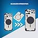 MEEFIX Internal Magnet Replacement for MagSafe Charging with Adhesive - Back Cover Repair Part (for iPhone 14 and 14 Plus)