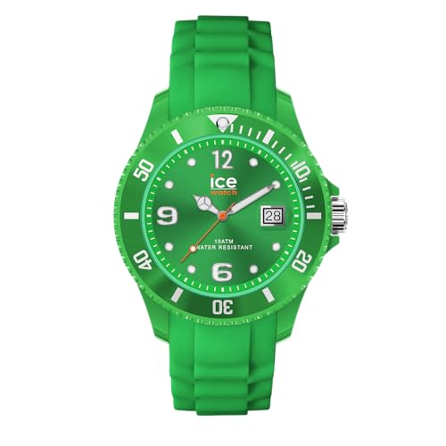 ICE-WATCH - Ice Forever Green - Montre Verte pour Homme avec Bracelet en Silicone - 026004 (Medium)