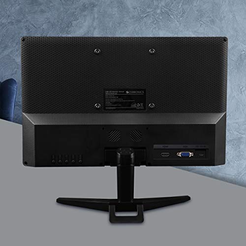 Image of Zebronics 15.59-inch (39.6 cm) LED Backlit Full HD Computer Monitor with USB Powered VGA /HDMI Ports - ZEB-AU16FHD (Black)