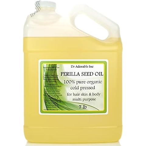 Dr Adorable - 7 lb - Perilla Seed Oil - 100% Pure Natural Organic Cold Pressed Cover