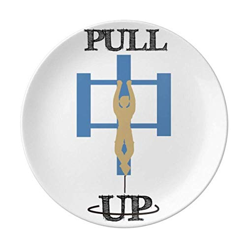 China Gym Assiette décorative en porcelaine Motif muscles