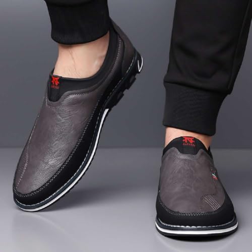 Image of Men's Oxford Business Casual Shoes Office Loafers Dress Comfort Driving Shoes