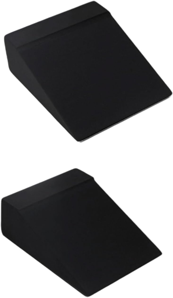 2Pcs Nonslip Squats Wedges Block Strength Training Leg Machine Calf Stretcher Slants Board Foot Stretch Blocks Calf Stretcher Slants Board Foot Stretch Block