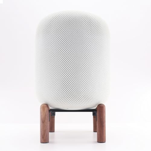 Desk Wood Stand for Smart Speaker(HomePod 2,HomePod mini,Echo spot 2024,Echo pop,Echo 4th Gen,Echo dot 4,5 Echo fire tv Cube)