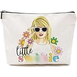 LIMTO Makeup Bag for Women, Cosmetic Bag Merchandise Portable Makeup Storage Organizer Toiletry Bag, Gift for Girls.