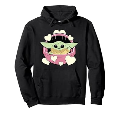 Mandalorian Cute Grogu Heart Valentine Sudadera con Capucha | Ya disponible en tu tienda friki favorita! En mundofriki.es! Mandalorian Cute Grogu Heart Valentine Sudadera con Capucha | Ya disponible en tu tienda friki favorita! En mundofriki.es!