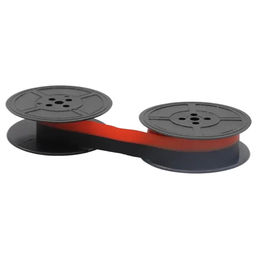 Ruban pour Machine à écrire GR9, Double Bobine Rouge et Noir, Compatible avec Les Fournitures d'imprimante Hero, 5 pièces