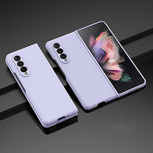 Coque Samsung Galaxy Z Fold 4 3 2 Fine Antichoc Rigide PC Étui Violet Protection Integrale
