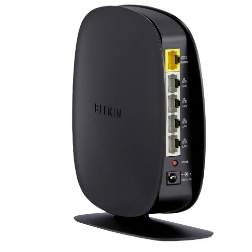 Belkin N150 Wireless/Wi-Fi N Router with MultiBeam Technology, IEEE 802.11 b/g/n