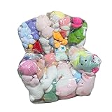 Durchsichtiger Sitzsack Zur Aufbewahrung Von Stofftieren – Plüschtier-Organizer, Stuhl...