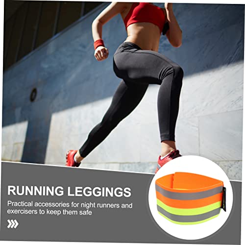 SUPVOX 2 peças leggings de corrida noturna, pulseira de bicicleta, cintas portáteis refletivas para