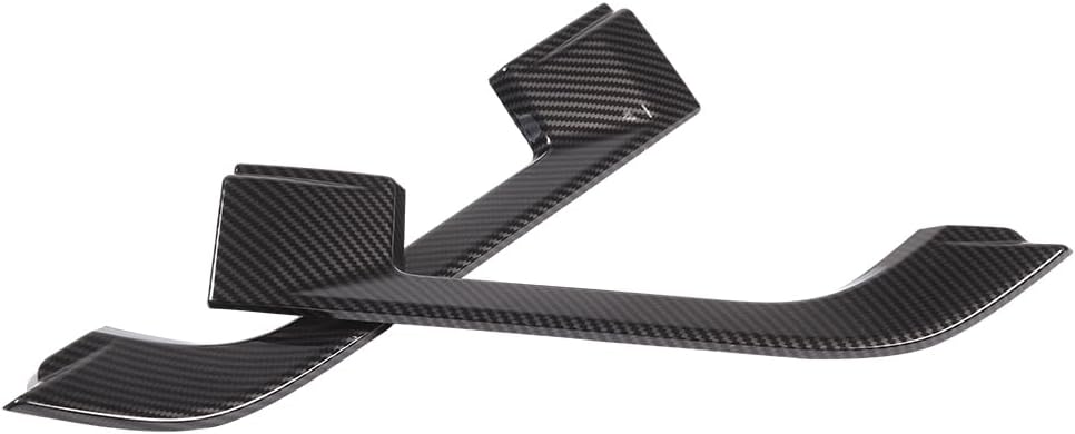 Daeiclru Car Fender Side Vents Cover Compatible with Jaguar F-Type 2013-2020, ABS Side Fender Air Vent Outlet Cover Trim Exterior Accessories (Carbon Fiber Pattern)
