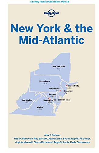 Lonely Planet New York & The Mid-Atlantic (Travel Guide) #TOP2