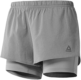 Reebok Womens Running 2-in-1 Short