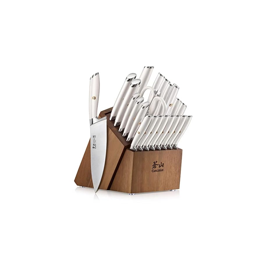 Cangshan-L1-Series-1027549-German-Steel-Forged-23-Piece-Classic-Knife-Block-Set Cangshan L1 Series 23-Piece Classic Knife Block Set, Forged German Steel, 1027549