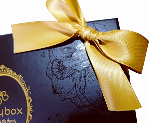 Abbaoww 1/2 Inch 50 Yards Gold Double Face Satin Ribbon For Gift Wrapping Bow Making Wedding Decor Diy Sewing Floral Crafts #TOP4