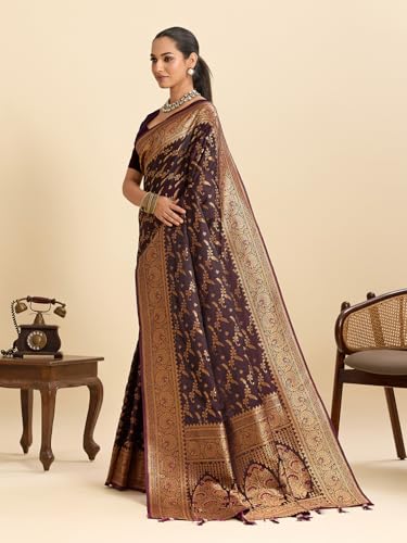 Plothah: banarasi silk saree in soft silk – image 4