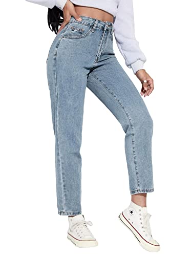 KOTTY Women High Rise Cotton Lycra Blend Ankle Length Jeans Blue, 28