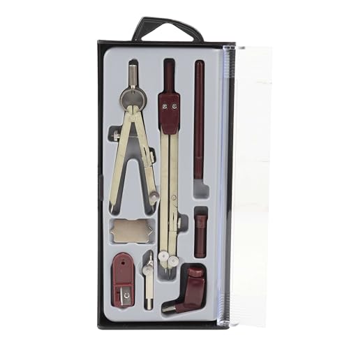 Image of Isomars Technical Compass Set | Set of 8 Items | For Engineers and Architects