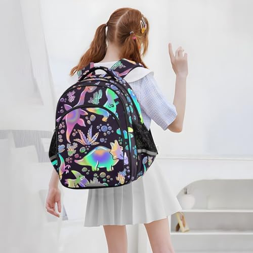 Sac à dos d'école pour adolescente et garçon avec grand compartiment PC 16,9"