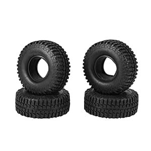 Okeeyseda – Okeeyseda 4 StüCk 100MM 1.9 Gummi Reifen Reifen Rad für 1/10