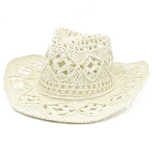 Sombrero de paja de ala ancha para hombre y mujer miniatura 1