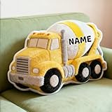 Personalisiertes Kissen in Form Eines Lkw, Plüschkissen mit individuellem Namen, geeignet für Betten, Sofas, Schlafzimmer und Wohnzimmer Geburtstagsgeschenk für Männer und Frauen Party-Andenken