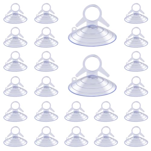AMZAUTO 24 PCS Glass Strong Transparent Suction Cups, Windshield Sunshade Dovetail Sucker Hooks, Multi-Purpose Window Suction Cups for Car Window Glass Bathroom Kitchen Office Home Decor AMZAUTO 24 PCS Glass Strong Transparent Suction Cups, Windshield Sunshade Dovetail Sucker Hooks, Multi-Purpose Window Suction Cups for Car Window Glass Bathroom Kitchen Office Home Decor