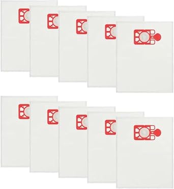 Vacuum Cleaner Bags for Henry Numatic Hetty, Basil, James, David, Edward, Nuvac, Rucksack, HVR200A, HVR200M-22 Vacuum CleanersRed