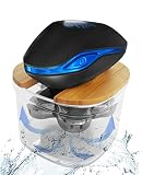 FitSand Bamboo Electric Head Shaver Rinse Stand Compatible with OriHea 5 in 1 Head Shavers, OriHea Men's Electric Razor, OriHea Head Shavers
