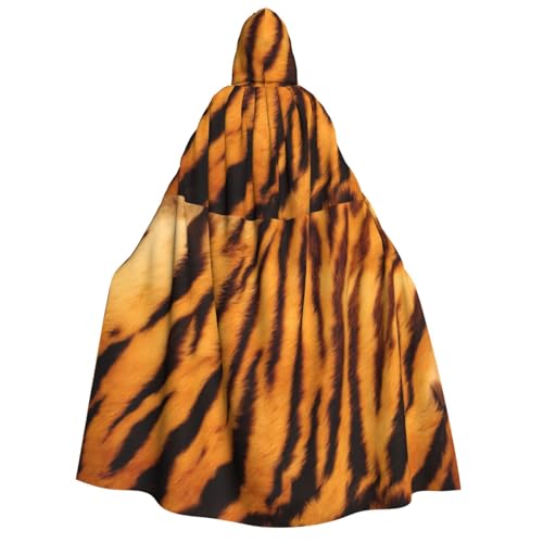 Cape à capuche tigre adulte pour briller durant votre prochaine fiesta