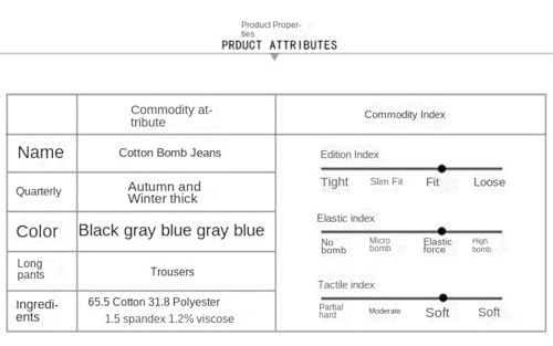 Jeans Pants Trousers Denim Spring and Autumn Stretch Men's Classic Light Business Slim Fit2