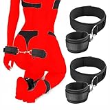 Sexy Bondaged Set Sex Handcuffs and Restraints for Bed Straps for Adult Play King Mattress Sex Ties for Ankles...