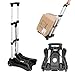 Folding Shopping Cart, Stair Climbing Cart Trolly Grocery Laundry Utility Cart with Wheel & Removable Waterproof Canvas Bag, 150lbs Capacity