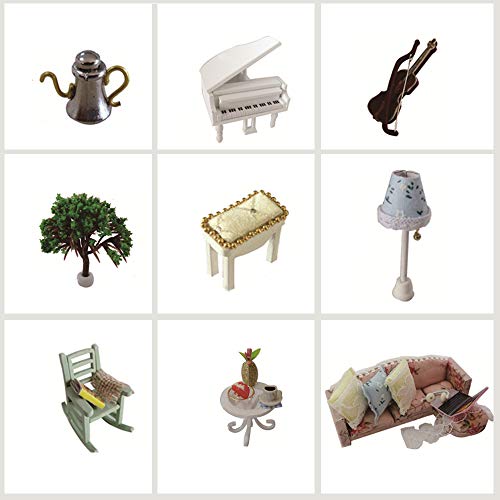Flever DIY Miniature Dollhouse Villa Kit #TOP10