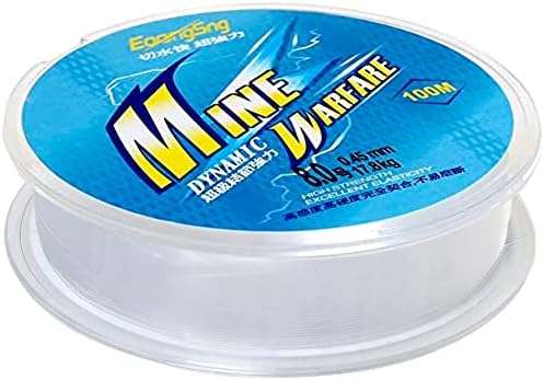 Fish Line - Nylon Thread Fishing Wire (Clear, Blue 8.0)