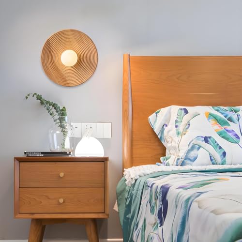 Luz de pared de madera para renovar la decoración de la sala de estar con estilo 2