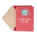 Hallmark Valentine's Day Greeting Card for Children (Smiling Earth with Removable Magnet)