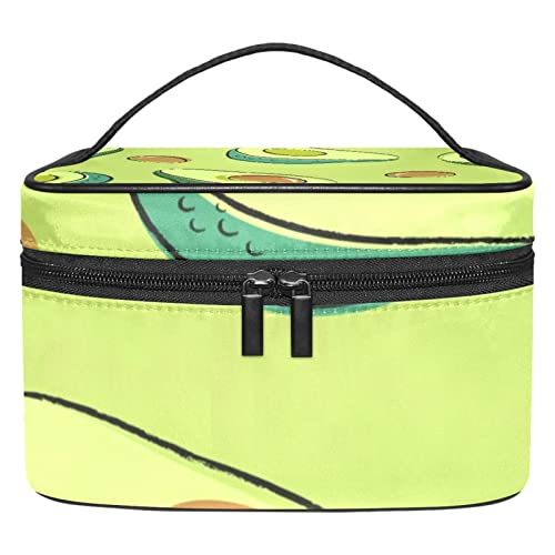 Trousse de toilette à motif avocat idéale pour organiser vos vacances d'été