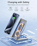 Fast Wireless Charger, NANAMI 15W Max Wireless Charging Stand for iPhone 17 16 15 14 13 12 Mini 11 Pro Max XS Max XR X 8,Fast Charge for Samsung Galaxy S26/S25/S24 Ultra/S23/S22/S21/S20fe, Pixel 9