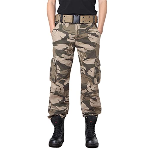 Pantalon d'entraînement militaire en coton taille 42 anti-déchirure camouflage