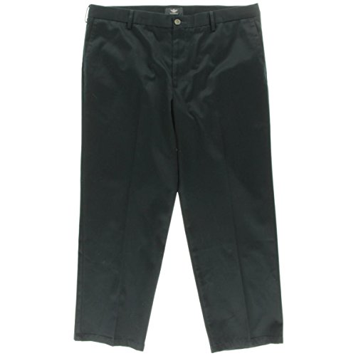 Dockers Men's Refined No Wrinkles Khaki Straight Flat Front Pant