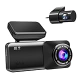 BNJHUIZ Dashcam Auto für Isuzu All Models Dmax Mux 2000-2023 2024+, 4K+1080P Dashcam Auto Vorne Hinten 64GB SD-Karte Loop-Aufnahme 24H Parküberwachung G-Sensor