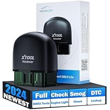 XTOOL Advancer AD20 Bluetooth OBD2 Scanner Diagnostic Tool, Lifetime Update, Check Engine Code Reader for iPhone/Android, Scanner for Car, Mode 6, Live Data, Freeze Frame, Performance/Voltage Test