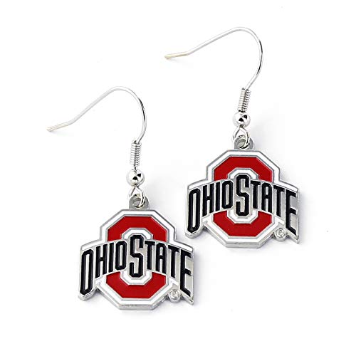 NCAA Ohio State Buckeyes Dangler Earrings