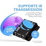 OREI Przedłużacz HDMI przez Ethernet przez CAT5/CAT6, z podczerwienią do 164 stóp - wyjście pętli - Full 1080P przy 60 Hz Pover Over Cable Dystrybucja sygnału Full HD