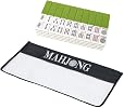 GUSTARIA Empty Mahjong Bag, Green Soft Printed American