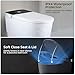 Smart Toilet with Bidet, Bidet Toilet, Modern Smart Toilets, Inteligente Japanese Toilet Seat,Toilet with Bidet Built in, Tankless Electric Toilet With Auto Open/Close Lid, Warm Water, Heated Seat