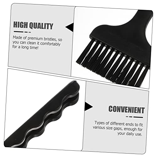 ULTECHNOVO 4pcs -Static Cleaning Brush Kit Portable Handle Dust Cleaning Equipment for Keyboards Circuit Boards Fans USB Ports and Household Appliances